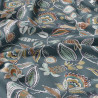 Printed Viscose VAMIKA Slate / Toffee